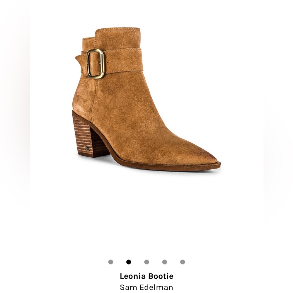 Sam Edelman Leonora Bootie in Golden Caramel